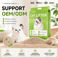Arena para Gatos de Alta Absorción, Aglomeración Sólida, Baja Dispersión, Segura, No Tóxica, Arena de Bentonita para Mayoristas de Productos para Mascotas
