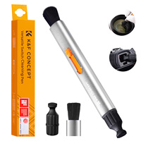 K&F CONCEPT Stylo de nettoyage d'objectif multifonctionnel avec pointe remplaçable, brosse pour écran d'appareil photo