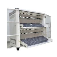 Station de recharge USB professionnelle 40 ports SY pour téléphones portables, Chromebooks et ordinateurs portables, modèle TN-CHGC-PR40 pour écoles