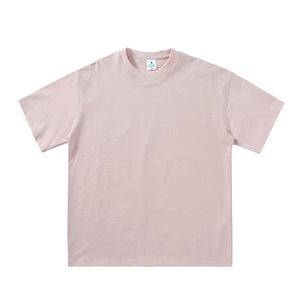 T-shirt décontracté surdimensionné en coton pour <span class=keywords><strong>homme</strong></span>, 100 % coton tricoté 300 g/m², col rond, manches courtes, impression sérigraphique, <span class=keywords><strong>surchemise</strong></span> vierge - Product Image 4