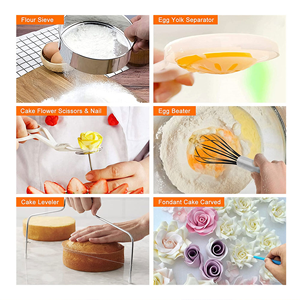 Kit <span class=keywords><strong>de</strong></span> Decoración <span class=keywords><strong>de</strong></span> Pasteles <span class=keywords><strong>de</strong></span> 623 Piezas con Plato Giratorio, Bolsas <span class=keywords><strong>de</strong></span> Reposterí<span class=keywords><strong>a</strong></span>, Boquillas para Crema, Juego <span class=keywords><strong>de</strong></span> Herramientas para Hornear en Casa - Product Image 4