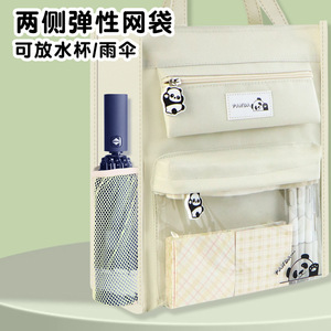 Sac fourre-tout Oxford grande capacité, sac d'école, sac d'art, pochette de tutorat pour étudiants avec poignée, impression de logo personnalisée - Product Image 3
