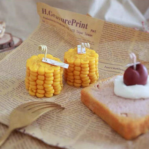 Mattiniero 3D dolce di mais candela di simulazione stampo <span class=keywords><strong>per</strong></span> decorazione in gesso <span class=keywords><strong>per</strong></span> aromaterapia a forma di mezza mais stampo <span class=keywords><strong>per</strong></span> fondente in silicone - Product Image 4