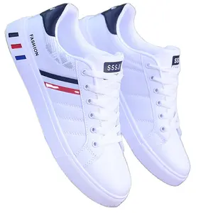 2023 Hot Men's Little White Shoes Casual Walking Shoes Sports Fitness Sports Running Sneakers