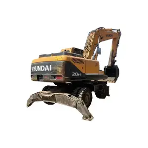 Used Wheel Excavator Hyundai 210W-9 Second Hand Excavator Cheap For Sale