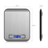 Báscula Digital Electrónica de Cocina 1 3 5 10kg, Báscula para Café con Pantalla LCD, Báscula de Cocina, Mini Báscula para Café en Gramos