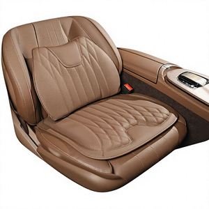Cojín para Asiento de Coche con Soporte Lumbar Incorporado, Relleno de Espuma Viscoelástica, Ventilado y Transpirable, Diseño de una Sola Pieza, para Asiento del Conductor, para Todas las Estaciones - Product Image 1