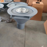 Brûleur à cascade en acier corten blanc - Chauffage au propane, écologique, 50 000 à 74 999 BTU, décoration extérieure pour piscine