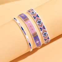 Bracelets Resoul Boho tissés en perles Miyuki, colorés, faits à la main, ajustables, empilables, bracelets d'amitié, bijoux d'été pour la plage