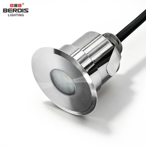 9-36V apto para batería Honey Comb 1W 3W 12V Luz <span class=keywords><strong>de</strong></span> acero inoxidable 24V 38mm exterior LED impermeable foco <span class=keywords><strong>de</strong></span> voltaje constante - Product Image 1