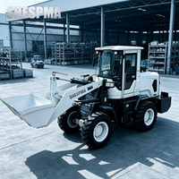 Chargeuse sur pneus à transmission automatique, fonctionnement simple, adaptée aux applications de construction et agricoles