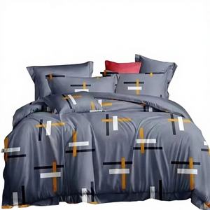 <b>Modern</b> Classic Geometric Customizable Color 10-Piece 400TC 100% Polyester Floral Bedding Set | Luxury Soft <b>Duvet</b> <b>Cover</b> Queen - Product Image 1