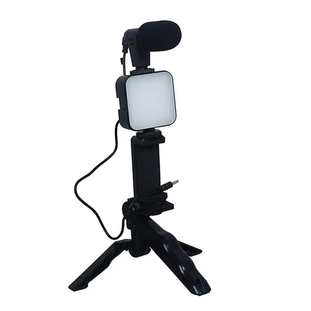 Trending New Live Streaming Vlogging Kit Adjustable Desktop Stand Portable Mobile Phone Holder Mini Camera Phone Tripod