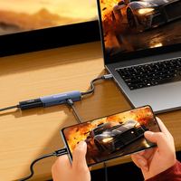 Carte de capture vidéo HDMI 4K SAMZHE de style séparé, Type-C/USB-A 3.0, charge HD PD100W pour PS5, ordinateur portable, téléphone, caméra, diffusion en direct