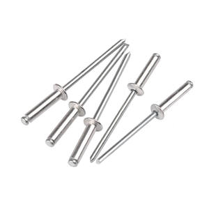 Ensemble de Ritets à extrémité ouverte Rivets aveugles à tête bombée en aluminium Assortiment de rivets Kit de rivets de meubles <span class=keywords><strong>Rivet</strong></span> à tête demi-ronde - Product Image 3