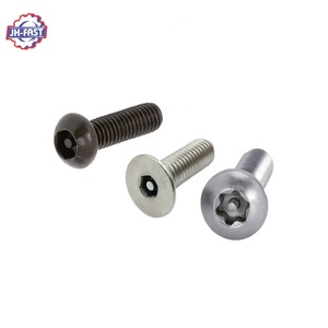 Thép không gỉ màu đen Hex ổ cắm <span class=keywords><strong>Torx</strong></span> chìm <span class=keywords><strong>Pan</strong></span> đầu vít với Pin an ninh Sao <span class=keywords><strong>Torx</strong></span> chống trộm vít với pin - Product Image 6