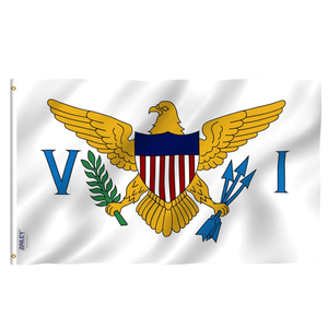 <span class=keywords><strong>Bandera</strong></span> <span class=keywords><strong>de</strong></span> las Islas Vírgenes <span class=keywords><strong>de</strong></span> los <span class=keywords><strong>Estados</strong></span> <span class=keywords><strong>Unidos</strong></span> <span class=keywords><strong>de</strong></span> 3x5 pies, doblemente cosida, <span class=keywords><strong>de</strong></span> poliéster con ojales <span class=keywords><strong>de</strong></span> latón. - Product Image 1