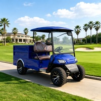 Voitures de golf chinoises personnalisées de haute qualité, 2 places, polyvalentes, à bas prix, pour clubs et visites touristiques, avec camionnette