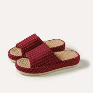 2025 High-End Quality <b>Ladies</b> Corduroy for <b>Slippers</b> Cushioned Closed Toe Home for <b>Slippers</b> for <b>Summer</b> and Winter TPR Outsole - Product Image 4