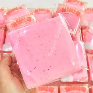 ของเล่นบีบคลายเครียด สีชมพู รูปขนมปังปิ้งเหนียวเหนอะหนะ บีบแล้วคืนรูปช้าๆ ของเล่นบีบคลายเครียด EVA นำเข้าจากต่างประเทศ - Product Image 5