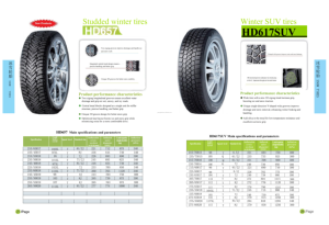 Pneumatico Invernale HAIDA HD657 <span class=keywords><strong>255</strong></span> 45R19, Battistrada per Neve Profonda, Rimozione Efficiente della Neve, Prestazioni Antiscivolo su Strade Ghiacciate - Product Image 6