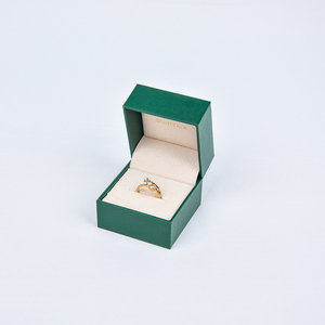 Luxurious Logo Jewelry Packaging Rectangle Shape Necklace Ring <b>Earring</b> <b>Box</b> Square Pattern Wholesale Including Jewelry - Product Image 2