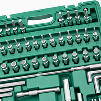 Juego de Herramientas de Reparación Manual Práctico con Llave de Trinquete y 172 Piezas para Desmontaje de Automóviles, para Uso en Talleres