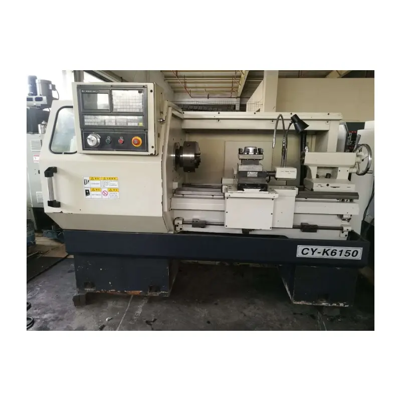 High Quality Wholesale China Brand Secondhand CNC Horizontal Lathe High Precision CY-K6150 CNC Lathe With Lowest Price