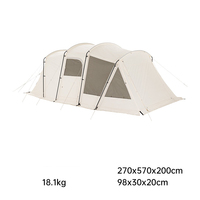 Tente de canal avec tente intérieure UV W/P Ripstop, tube OEM, grand Tunnel, tente de Camping, fabricant de dispositifs extérieurs