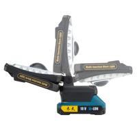 Projecteur portatif à main 1600LM LED Lumière de travail IP44 Étanche Batterie rechargeable Pack CRI 70 Bureau Réparation automobile Urgence
