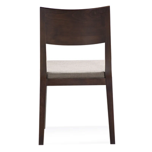 Juego de 2 Sillas de Comedor de Madera de Nogal Duraderas, Acabado Natural, Muebles de Asiento de Madera Maciza para el Hogar, Cocina, Restaurante - Product Image 4