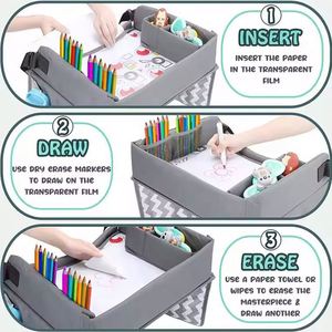 Free Sample Factory wholesale Kids <b>Lap</b> <b>Desk</b> Car Seat car tray table kids Collapsible car Activity Kids Travel Tray - Product Image 2