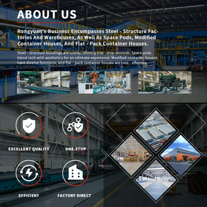 Villa Prefabbricata di Lusso a Due Piani <span class=keywords><strong>con</strong></span> Struttura in Acciaio Leggero, <span class=keywords><strong>Casa</strong></span> Prefabbricata e Magazzino in Acciaio Leggero - Product Image 3