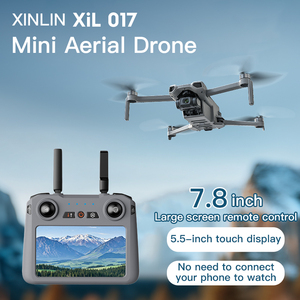 Drone caméra UAV 017 avec télécommande, portée de 6 km, cardan brushless à trois axes, vidéo 4K stable, écran 5,5 pouces, temps de vol de 35 minutes - Product Image 4