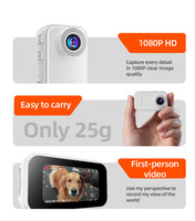Kamera Olahraga Mini Portabel Anti-goyang dengan Layar HD, Ringkas untuk Aktivitas Luar Ruangan, Hiking, Bersepeda, dan Hewan Peliharaan