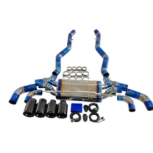 Échappement arrière en titane JTLD pour <span class=keywords><strong>BMW</strong></span> Série <span class=keywords><strong>M</strong></span> <span class=keywords><strong>F90</strong></span> M5 S63 4.4t Échappement à soupapes Échappement électrique Tuyaux d'échappement - Product Image 1