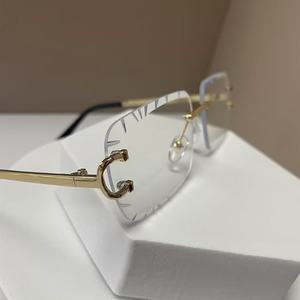 <span class=keywords><strong>Gafas</strong></span> <span class=keywords><strong>de</strong></span> <span class=keywords><strong>Sol</strong></span> <span class=keywords><strong>de</strong></span> Diseño <span class=keywords><strong>de</strong></span> Lujo <span class=keywords><strong>con</strong></span> Corte <span class=keywords><strong>de</strong></span> Diamante Sin Montura para Mujer y Hombre, Tendencia 2025, <span class=keywords><strong>con</strong></span> Caja y Recibos - Product Image 4