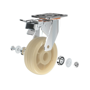 Superstark belastbare Nylon-Stahlkern-<span class=keywords><strong>PU</strong></span>-Stahlräder, super schwere Universalrollen - Product Image 5