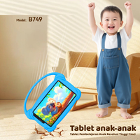 Tablet PC Infantil de 7 Pulgadas para Exportación, Android 12, Octa Core, Ranura para Tarjeta SIM, Modelo B749, Regalo para Niños