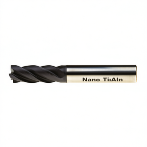 ดอกกัดคาร์ไบด์ Ttake Ta1408 แบบ 35 38 องศา เฮลิกซ์ เคลือบนาโน TiAlN 4 ฟลุต - Product Image 2