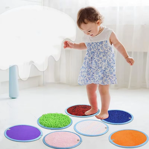 เสื่อผ้าปูพื้นประสาทสั<span class=keywords><strong>ม</strong></span>ผัสขนาดเล็กสำหรับทุกเพศสำหรับเด็กของเล่นสั<span class=keywords><strong>ม</strong></span>ผัสพื้นผิวประสาทสั<span class=keywords><strong>ม</strong></span>ผัส - Product Image 3