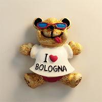 Benutzer definierte Magnet Lanada Spanisch Lanza rote Kühlschrank Magnet Tourist Souvenir 3D Harz Magnete für Kühlschrank