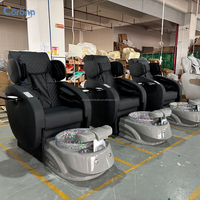Fauteuil de pédicure commercial moderne pour salon de manucure avec bassin de spa pour les pieds, idéal pour les instituts de beauté