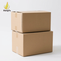 Boîtes en carton ondulé triple paroi personnalisées en usine, cartons robustes en kraft brun pour l'expédition industrielle, le déménagement et le stockage en vrac
