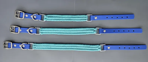 <span class=keywords><strong>Collar</strong></span> de Perro Ajustable con Correa de PVC Resistente y Elegante, Hecho a Mano, con Adaptador de Paracord y Hebilla Niquelada - Product Image 3