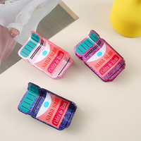 Pince à cheveux à paillettes en forme de tube avec citation espagnole, pour femmes et filles, accessoires capillaires, couleurs assorties, pour infirmières