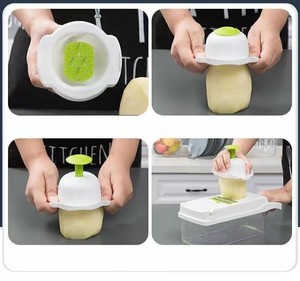 Multifunzionale best seller tritatutto per frutta affettatrice utensile da taglio manuale online tagliaverdure strumenti per frutta e verdura - Product Image 3