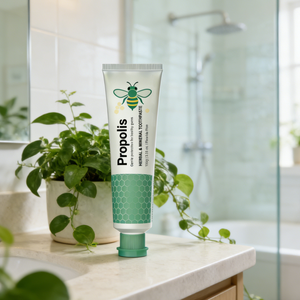 Vente en gros d'usine, OEM, marque privée, dentifrice à base d'extraits naturels <span class=keywords><strong>de</strong></span> plantes, sans fluor, pour <span class=keywords><strong>la</strong></span> santé des gencives, dentifrice à <span class=keywords><strong>la</strong></span> <span class=keywords><strong>propolis</strong></span> verte - Product Image 5