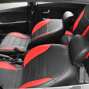 Fundas de Asiento de Coche Personalizadas de Cuero de Lujo Impermeables <span class=keywords><strong>para</strong></span> Todas las Estaciones EKR <span class=keywords><strong>para</strong></span> <span class=keywords><strong>Kia</strong></span> <span class=keywords><strong>Sportage</strong></span> - Product Image 2
