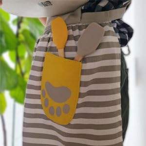 Chefs Cooking Kids Teddy <span class=keywords><strong>Bear</strong></span> Delantal Lindo Colorido Delantal para hornear Tamaño Correas ajustables Delantal de cocina para niñas Niños Niño - Product Image 2